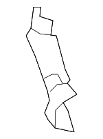 44651AF580 - Exhaust: Heat Shield for Subaru: Crosstrek, Forester, Impreza Image