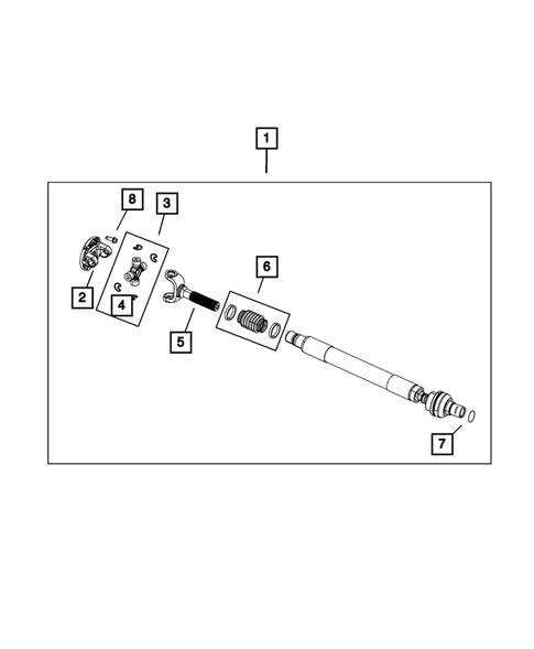 Drive Shaft for 2019 Ram 3500 #6
