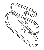 11288570646 - Cooling System: Serpentine Belt for BMW: 535d, 535d xDrive, 740Ld xDrive, 740Li xDrive, X5 Image