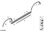 51775A9CF73 - Vehicle Trim: Rocker Panel Cover Left for Mini: Countryman SE ALL4 Image image