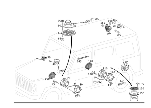 Loudspeaker for 2014 Mercedes-Benz G550 #0