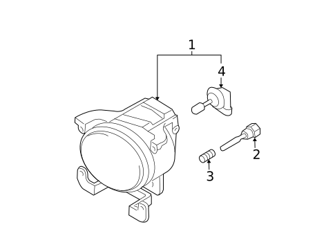 Fog Lamps for 2003 Hyundai Accent #0