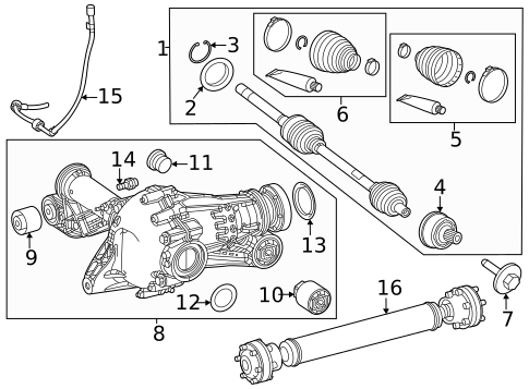 Carrier & Front Axles for 2021 Mercedes-Benz GLE 53 AMG&reg; #0