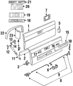 9382031G00 - : Mud Guard for Nissan Image