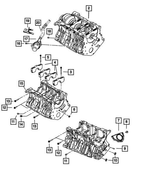 Cylinder Block for 2007 Dodge Charger #0