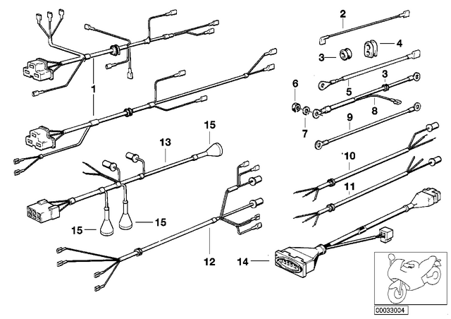 61121244177 - : Wire Ignition Coil for BMW-Motorrad Image