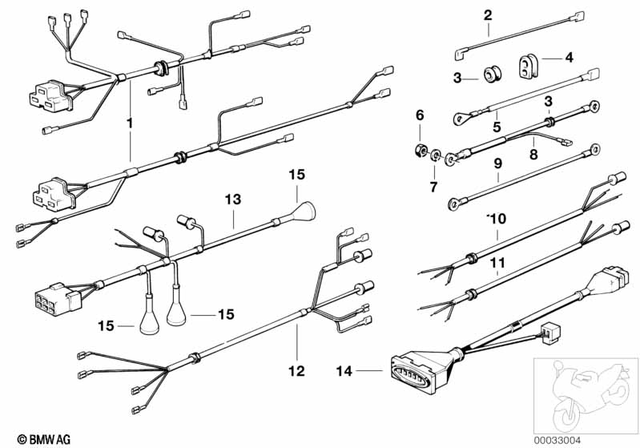 61121244177 - : Wire Ignition Coil for BMW-Motorrad Image