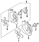 Z50115035 - : Fan Motor for Mazda: Protege Image