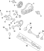 1R525121C - Universals &amp; Rear Axle: Differential Case for Volkswagen Image