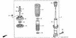 51621SD4004 - Chassis: WASHER, SHOCK ABSORBER MOUNTING (SHOWA) for Honda Image