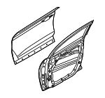 76003K5050 - : Door Shell for Hyundai: Santa Cruz Image