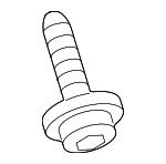 6105096AA - Body: Lower Cover Screw for Chrysler: Sebring | Dodge: Avenger, Charger Daytona, Dart, Journey | Jeep: Cherokee, Grand Cherokee, Grand Cherokee L, Patriot, Wrangler, Wrangler JK | Ram: 1500 Image