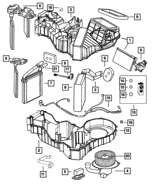 Air Conditioner and Heater Units for 2016 Dodge Viper #0