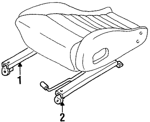 Tracks & Components for 1990 Nissan 300ZX #1