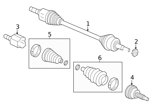 Drive Axles for 2012 Chevrolet Captiva Sport #1