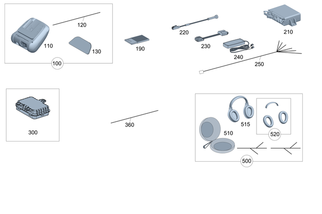 2138204404 - Electrical Components and Telematics: Electrical Wiring Harness for Mercedes-Benz: C350e, C400, C450 AMG, C63 AMG, CLS450, CLS53 AMG, E300, E350, E400, E43 AMG, E450, E53 AMG, E63 AMG S, GLC300, GLC43 AMG, GLC63 AMG, GLC63 AMG S, GLE350, GLE450, GLE450e, GLE53 AMG, GLE580, GLE63 AMG S, GLS450, GLS580, GLS63 AMG, Maybach GLS600, Maybach S550, Maybach S560, Maybach S600, Maybach S650, S450, S550, S550e, S560, S600, S63 AMG, S65 AMG Image