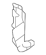 5F9Z7402344AAB - Body: Cowl Kick Panel for Ford: Five Hundred, Freestyle | Mercury: Montego Image