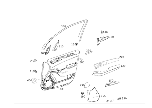 Door Trim for 2017 Mercedes-Benz GLE63 AMG S #0