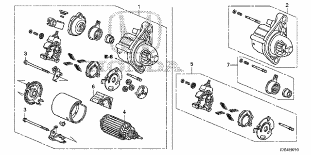 Starter Motor (Mitsuba) for 2019 Honda HR-V #0