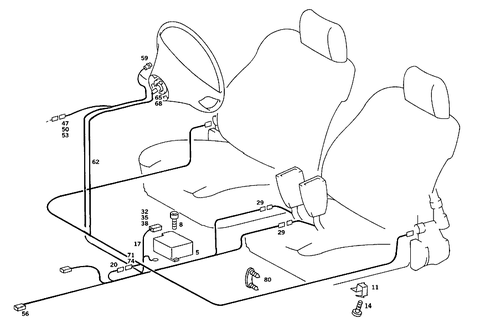 Belt Tensioner and Airbag for 1985 Mercedes-Benz 190E #3