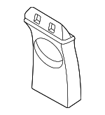 51435A1F973 - Body: Upper Center Pillar Trim for BMW Image