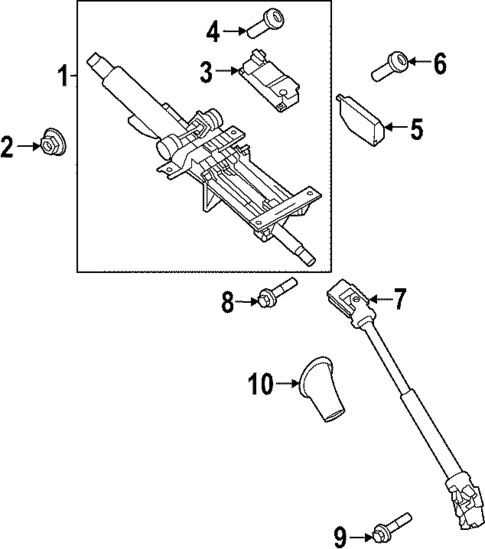 Steering Column Assembly for 2023 Porsche 911 #0