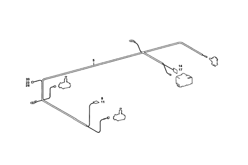 Central Locking System for 1988 Mercedes-Benz 560SL #0