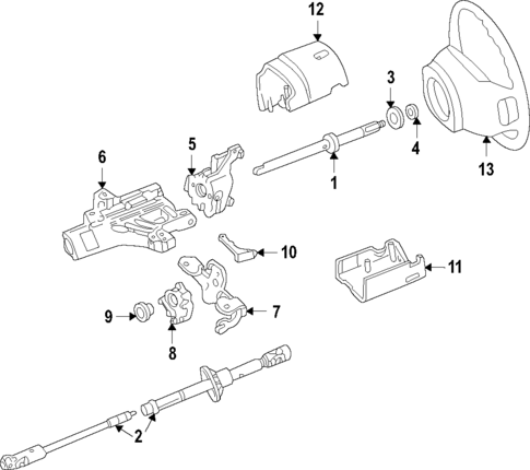 Steering Wheel for 2002 Lincoln Blackwood #0