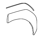 7560642200 - Body: Wheel Opening Molding for Subaru: Solterra Image