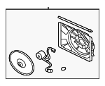 253802G200 - Cooling System: Fan Assembly for Kia: Optima Image