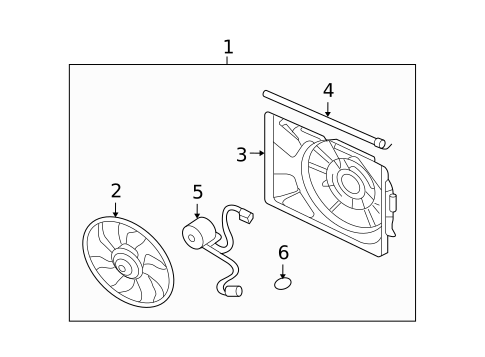 Cooling Fan for 2008 Kia Optima #0
