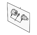4D0598103 - Universals &amp; Rear Axle: Inner Cv Joint for Volkswagen: Passat Image