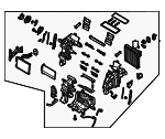 97205AA330 - HVAC: AC &amp; Heater Assembly for Hyundai Image image