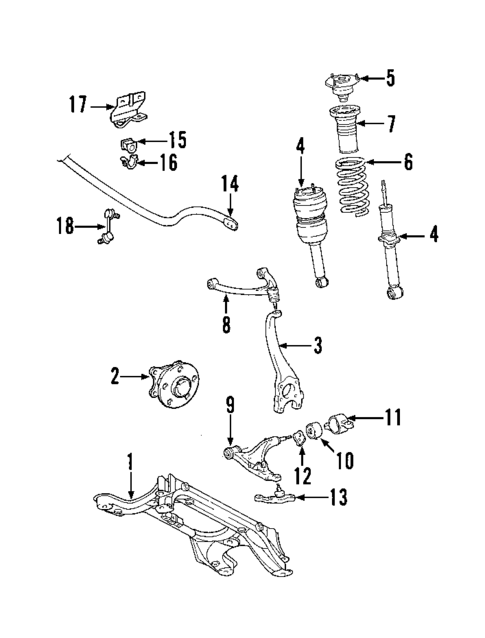 Ride Control for 2006 Lexus LS430 #1