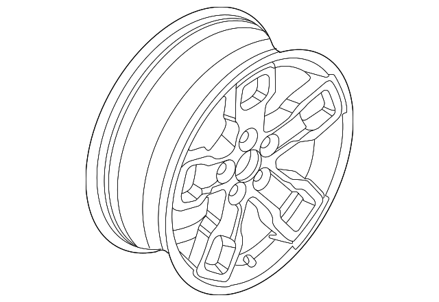 M1PZ-1007-H - Wheel Assembly 2021-2025 Ford Bronco Sport | Ford