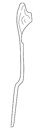 22604112 - Body: Handle, Outside Rod for Chevrolet: Classic, Malibu | Oldsmobile: Cutlass Image