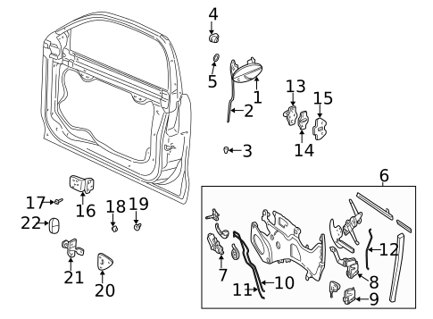 Door for 1998 Chevrolet Malibu #0