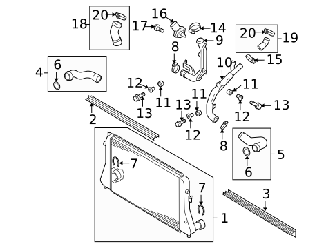 Intercooler for 2015 Volkswagen Jetta #9