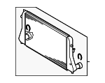 1K0145803AE - Cooling System: Inter-cooler for Volkswagen: Beetle, Golf, Jetta Image