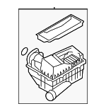 3C0129607AS - : Air Cleaner Assembly for Volkswagen Image