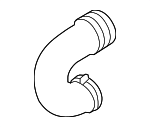 1K0129654BE - Air &amp; Fuel Delivery: Engine Air Intake Hose for Volkswagen Image