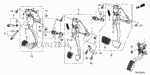 46910T2AA01 - : Pedal, Clutch for Honda Image