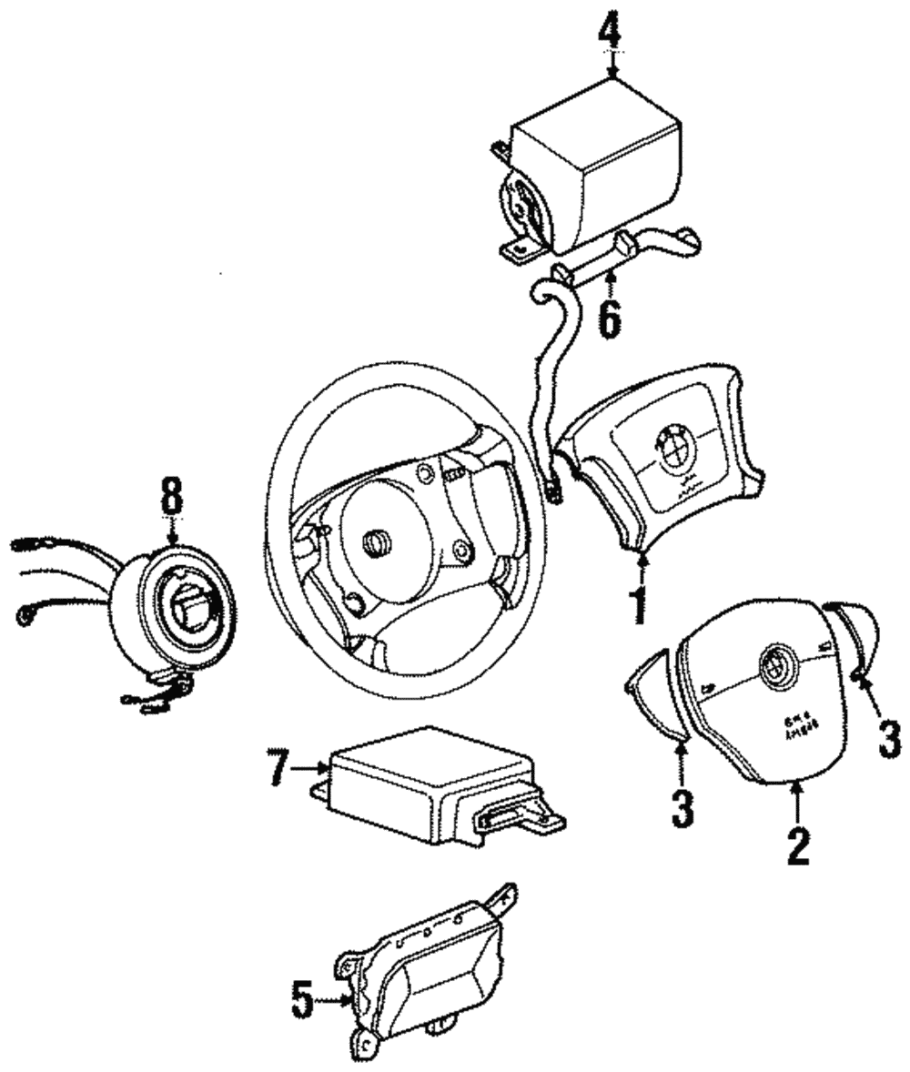 Passenger Inflator Module - BMW (72-12-8-244-986)