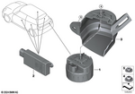 65755A0DE49 - Audio, Navigation, Electronic Systems: Dwa-Alarm System for Mini: Cooper, Cooper C, Cooper S, Cooper SE, JCW Image image