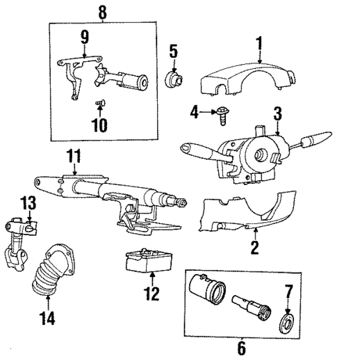 Ignition Lock for 1998 Saturn SC1 #0