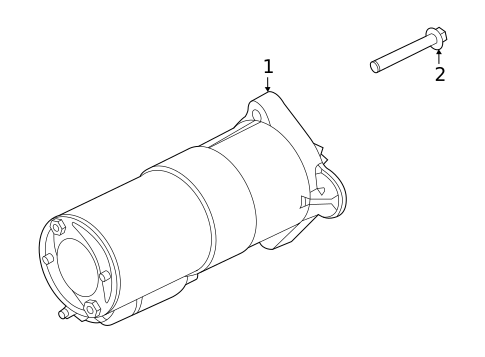 Starter for 2023 Land Rover Discovery #1