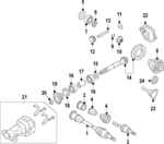 3845340P00 - Universals &amp; Rear Axle: Shim for Nissan: 300ZX, Armada Image