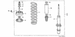 51601S00A01 - Chassis: SHOCK ABSORBER ASSY., R. FR. for Honda Image