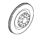 8E0615601AB - : Rotor Left for Audi: RS4 Image