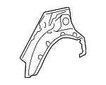 6163130210 - Body: Outer Wheelhouse for Lexus: GS300, GS350, GS430, GS450h, GS460 Image